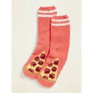 O.N. Pizza Fuzzy Socks
